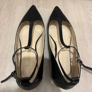 Sexy black low heels (1.4inch heel, 7.5 size)